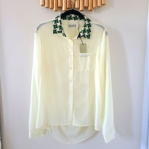 NWT Jovonista Open Drape Back Top - UK 12 / US 8